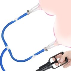LUV ENHANCE Double Cup Nipple Pump Blue