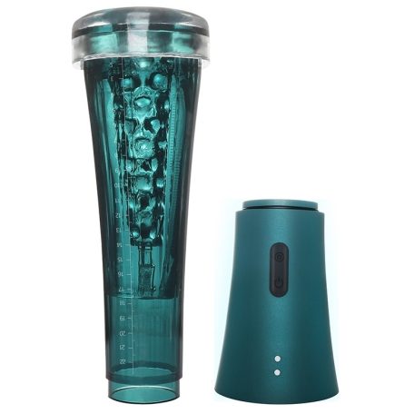 Double Effect Penis Pump and Masturbator with 3 Suction Modes