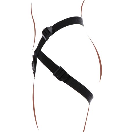 Strap-On Get Real Dildo harness  -fekete