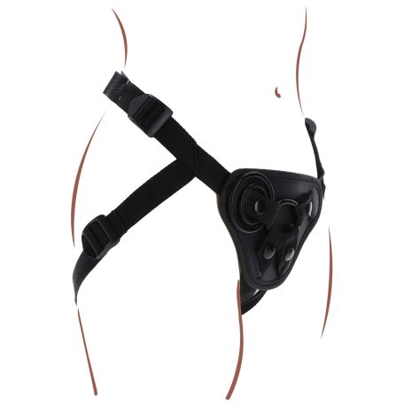 Strap-On Get Real Dildo harness  -fekete