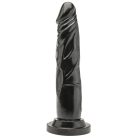 7 hüvelykes fekete dildó - Get Real Black Dildo 18 x 3.8cm