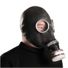 BDSM Gas Mask with Filter BREATH GAME Black