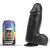 DP103B Hans Black Dildo 14.5 x 7.3cm