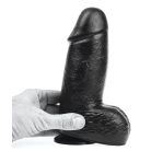 DP103B Hans Black Dildo 14.5 x 7.3cm