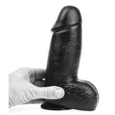 DP103B Hans Black Dildo 14.5 x 7.3cm