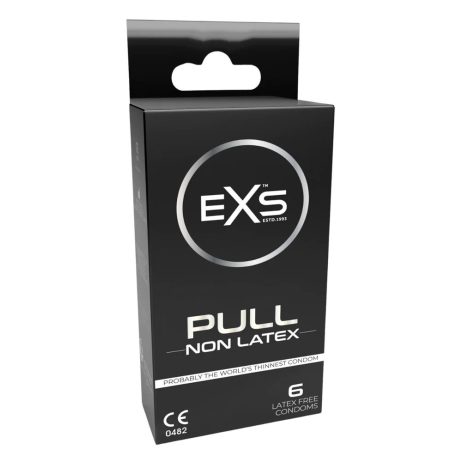 Thin Latex-Free Pull Exs Condoms 53mm x6