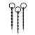 Set of 3 Knot-Knot Rods 12 cm - Diameter from 7 to 12mm