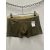 COCKCON Áttetsző boxer khaki - férfi XL