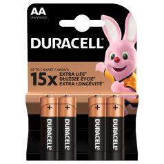 Duracell Basic alkáli elem 4 db AA