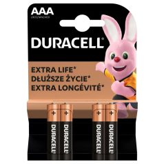 Duracell Basic alkáli elem 4 db AAA