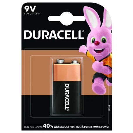 Duracell Duralock alkáli elem 9V 1 db
